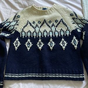 Vintage J Crew 100% Wool Sweater